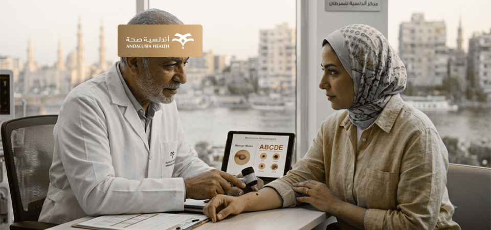 كيف أعرف أن الشامة السرطانية؟ مع مستشفيات اندلسيه